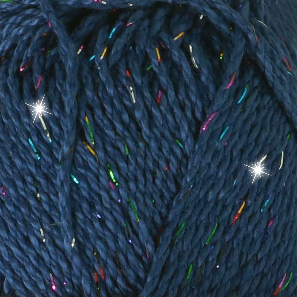Scheepjes Catona Shine 50g 527-R Midnight - Rainbow (2)