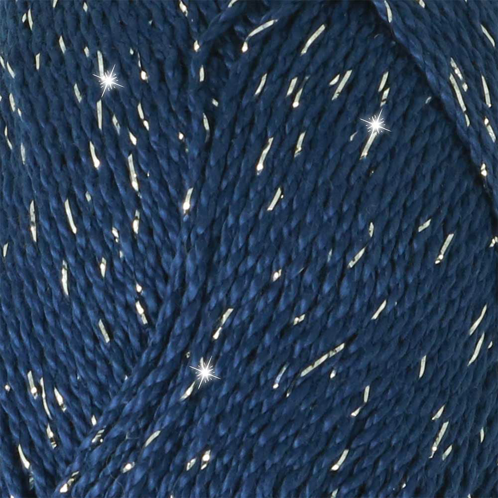 Scheepjes Catona Shine 50g 527-S Midnight - Silver (2)