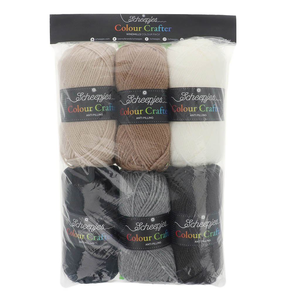 Scheepjes Colour Crafter Colour Pack 6x50g Windmills (2)