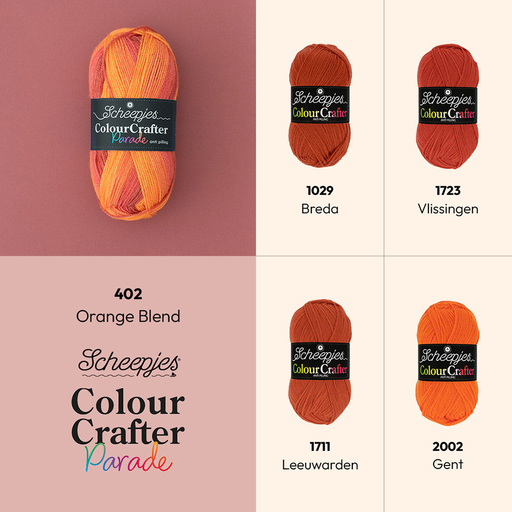 Scheepjes Colour Crafter Parade 402 Orange Blend - Scheepjes ccp kleuren — gemaakt met Scheepjes Colour Crafter Parade