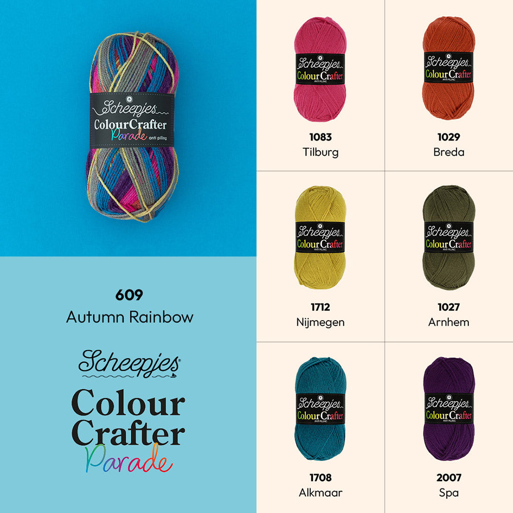 Scheepjes Colour Crafter Parade 609 Autumn Rainbow - Scheepjes ccp kleuren — gemaakt met Scheepjes Colour Crafter Parade
