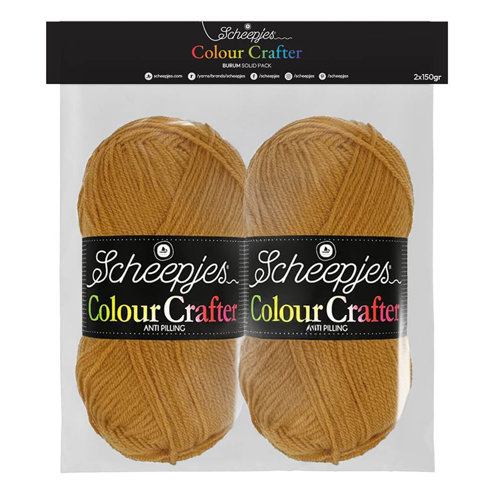 Scheepjes Colour Crafter Solid Pack 2x150g Burum (2)