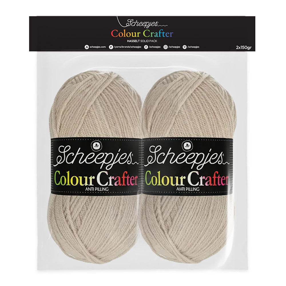 Scheepjes Colour Crafter Solid Pack 2x150g Hasselt (2)