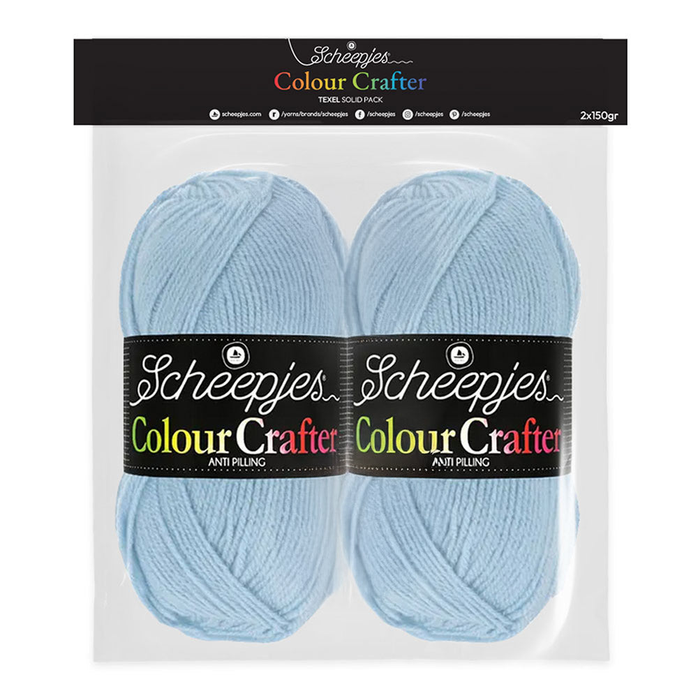 Scheepjes Colour Crafter Solid Pack 2x150g Texel (2)