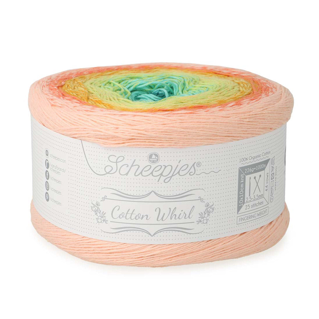 Scheepjes Cotton Whirl 729 Candy Skies - Scheepjes Cotton Whirl