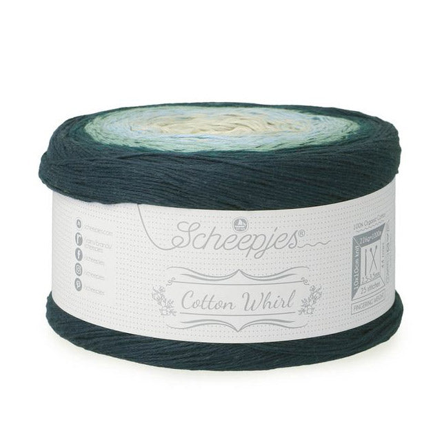 Scheepjes Cotton Whirl 731 Blueberry Swirl - Scheepjes Cotton Whirl