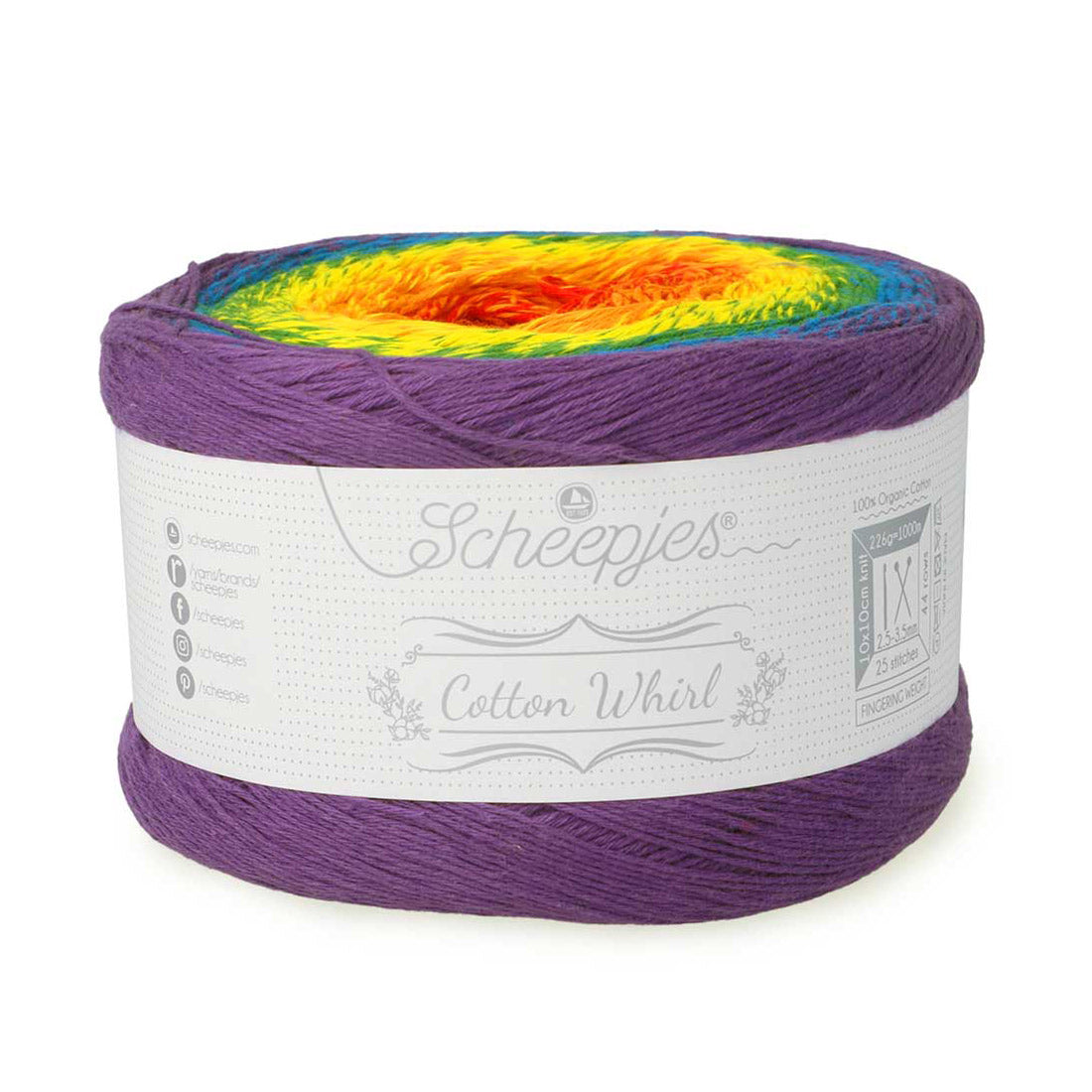 Scheepjes Cotton Whirl 734 Candy Carnival - Scheepjes Cotton Whirl