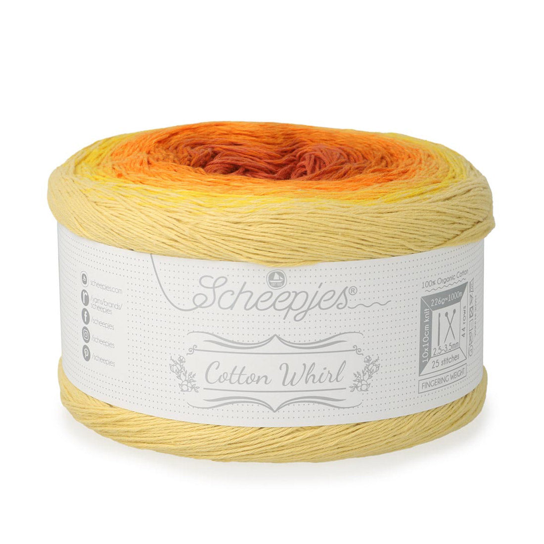 Scheepjes Cotton Whirl 741 Sunspell - Scheepjes Cotton Whirl