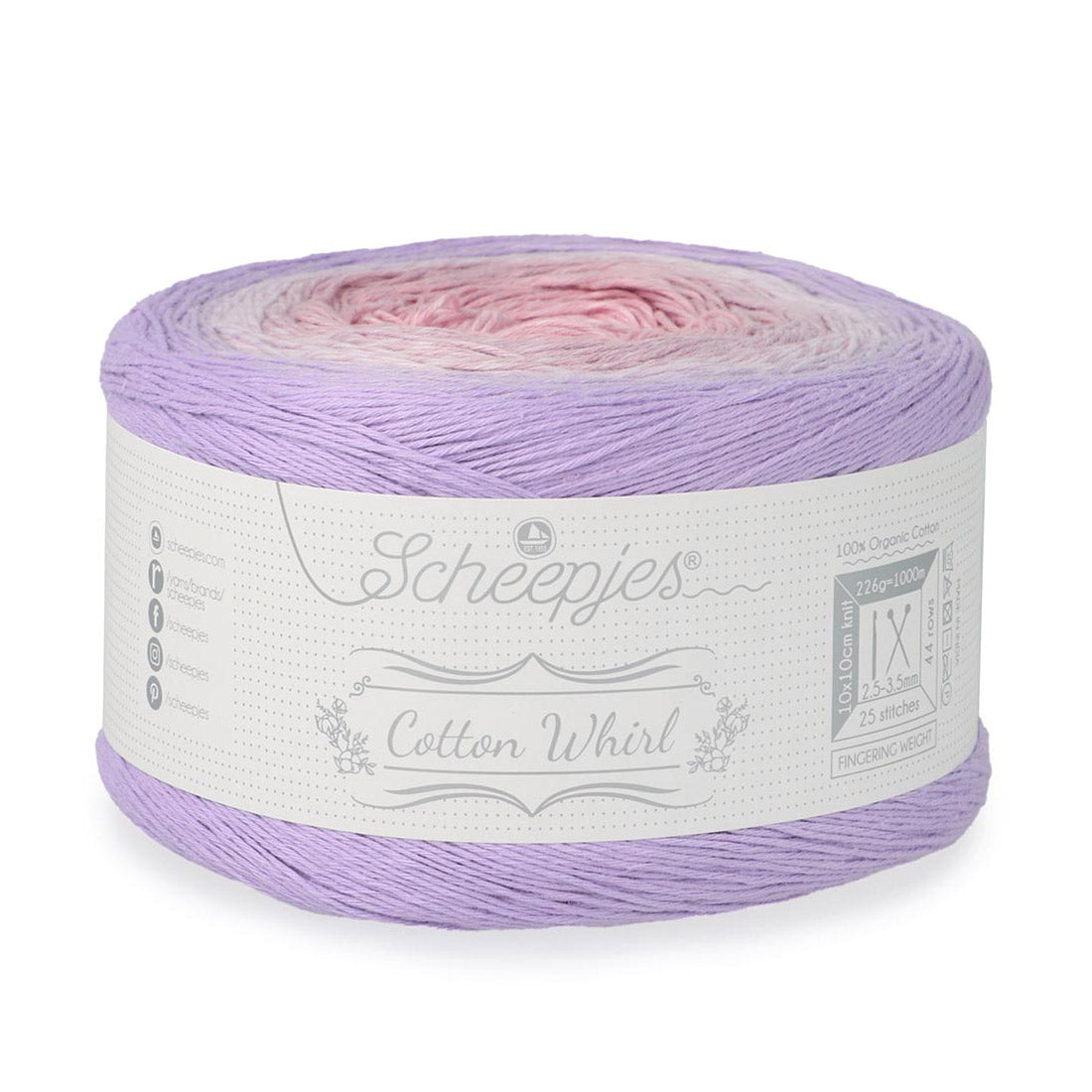 Scheepjes Cotton Whirl 743 Mystic Mauve - Scheepjes Cotton Whirl