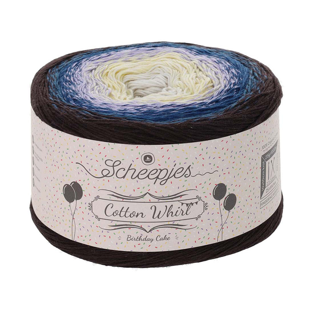 Scheepjes Cotton Whirl Birthday Cake 799 Piece of Cake - Scheepjes Cotton Whirl Birthday Cake