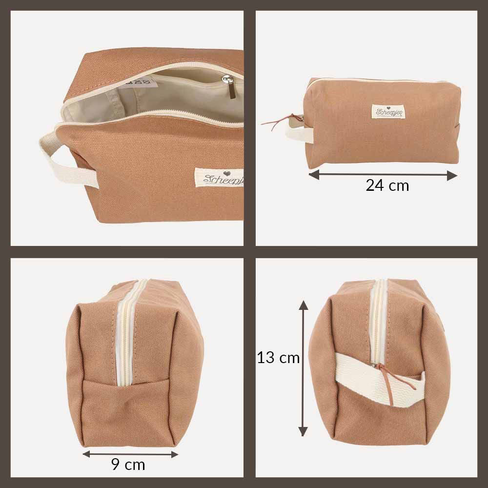 Scheepjes Etui voor accessoires 24x13x9cm bruin (3)