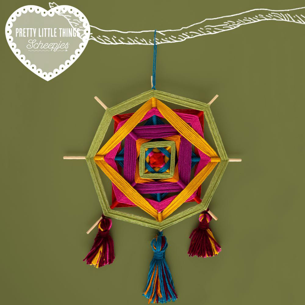 Autumns eye hanger — gemaakt met Scheepjes Klein Maar Fijn nr.07 Zo Knus NL
