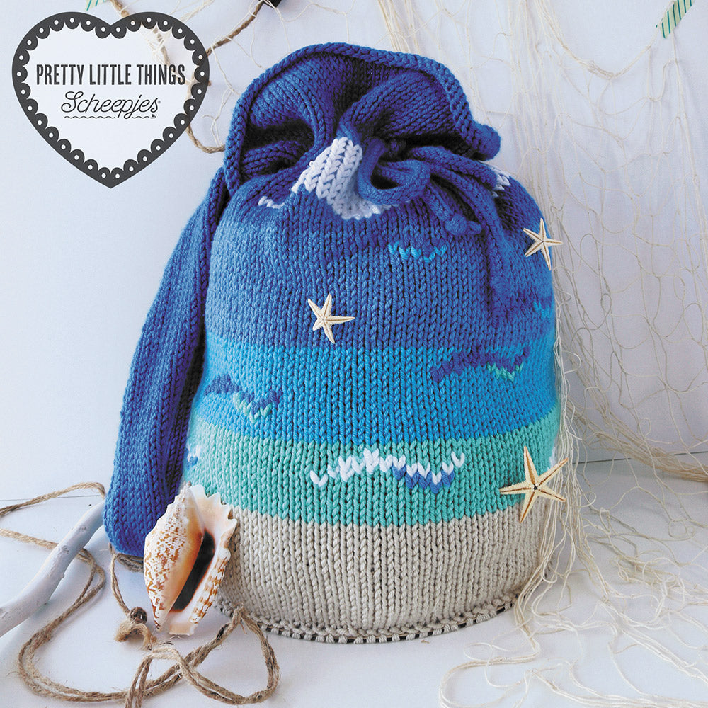 Ocean breeze bag — gemaakt met Scheepjes Klein Maar Fijn Nr.18 Zee