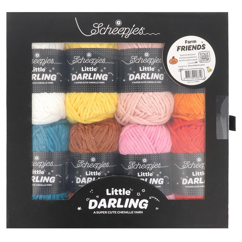 Scheepjes Little Darling colour pack 8x25g Farm Friends