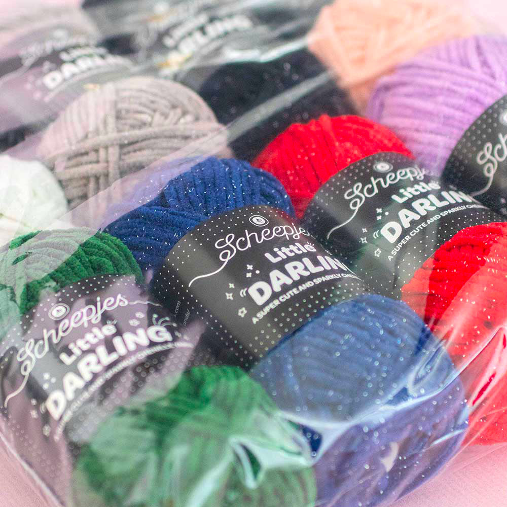 Scheepjes Little Darling Sparkle colour pack 8x25g (2)