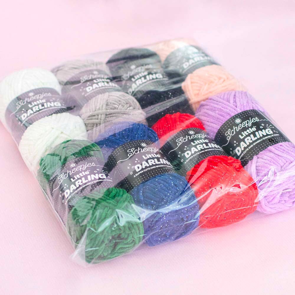 Scheepjes Little Darling Sparkle colour pack 8x25g (3)