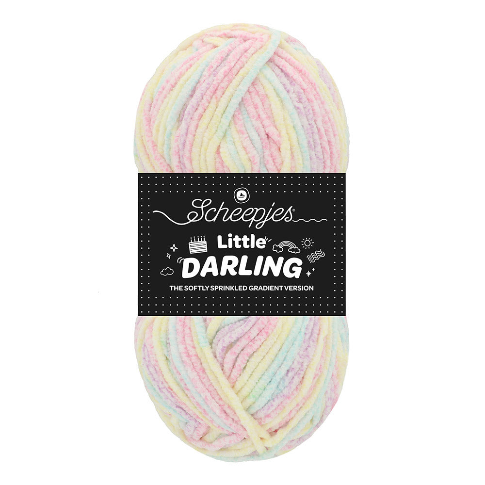 Scheepjes Little Darling Sprinkled Gradient 01 Snow C.