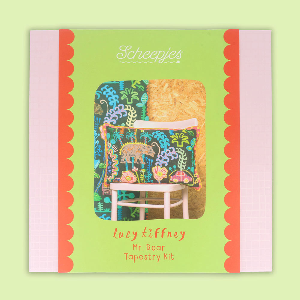 Scheepjes Lucy Tiffney Borduurkit 60x40cm Mr. Bear