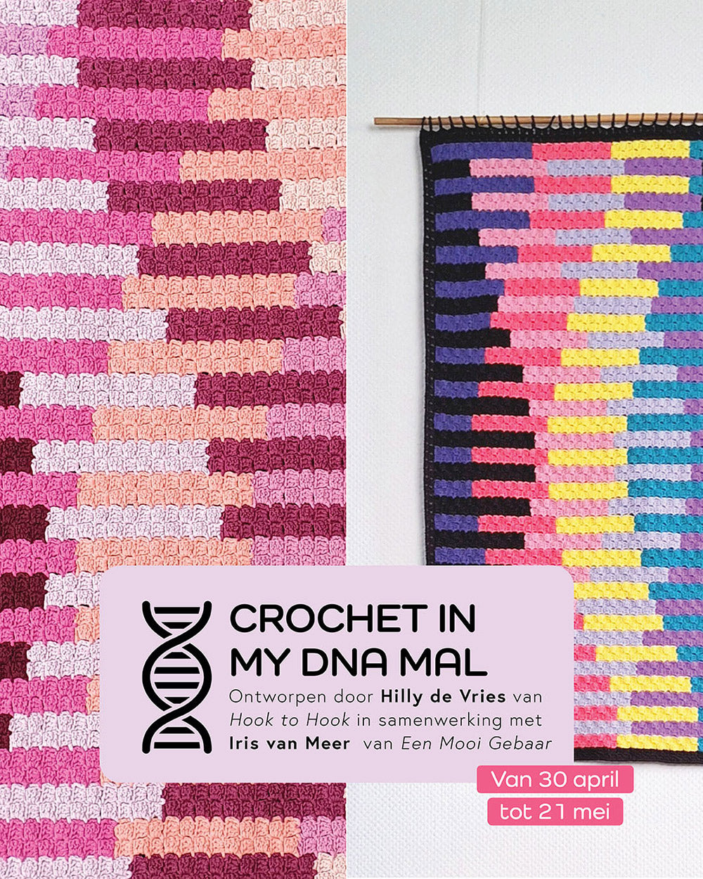 Mal dna launch nl — gemaakt met Scheepjes Make-A-Long project ‘Crochet In My DNA’ (2)