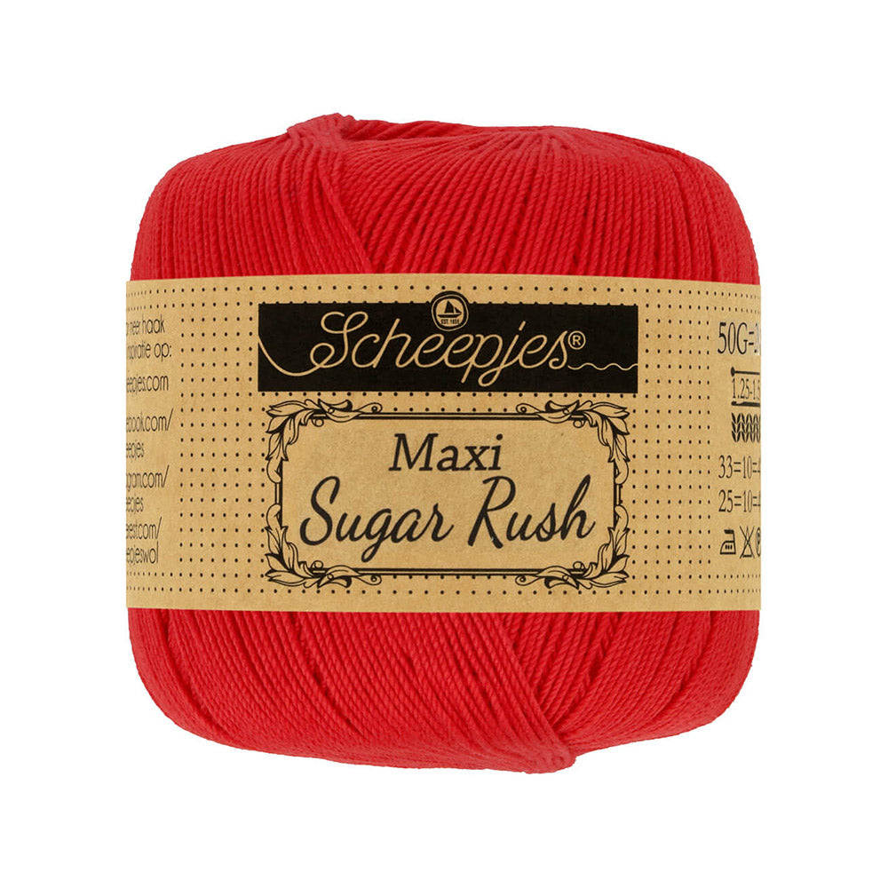 Scheepjes Maxi Sugar Rush 115 Hot Red