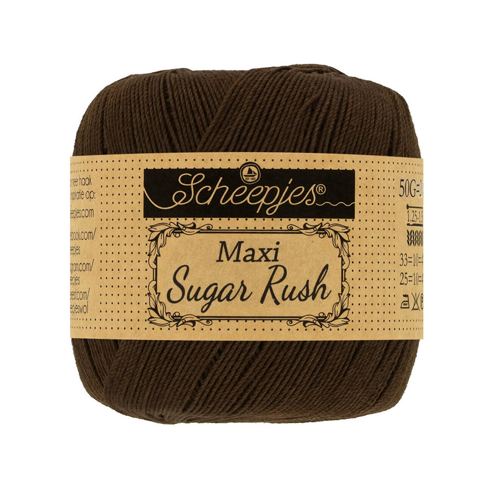 Scheepjes Maxi Sugar Rush 162 Black Coffee