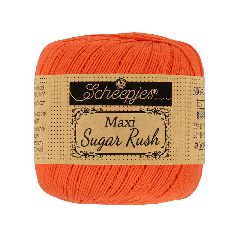 Scheepjes Maxi Sugar Rush 189 Royal Orange