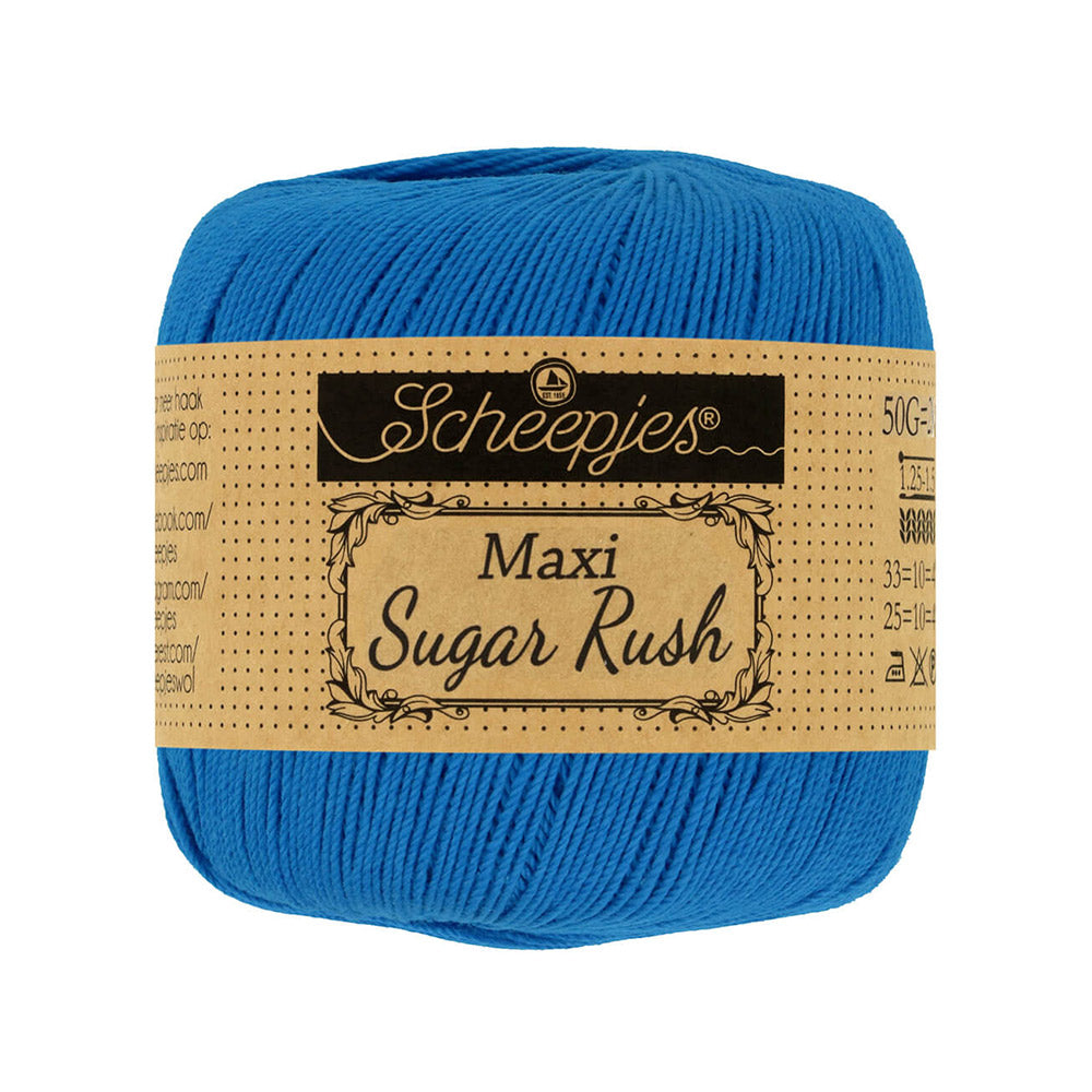 Scheepjes Maxi Sugar Rush 201 Electric Blue