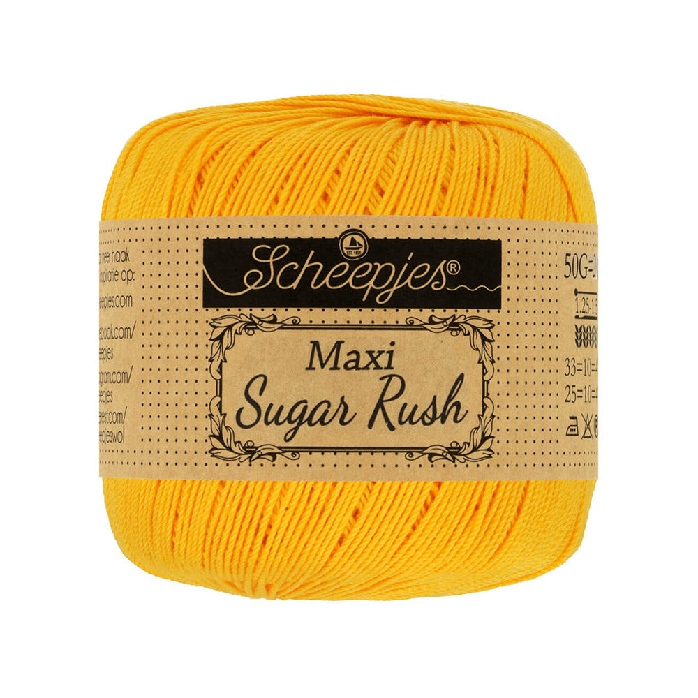 Scheepjes Maxi Sugar Rush 208 Yellow Gold