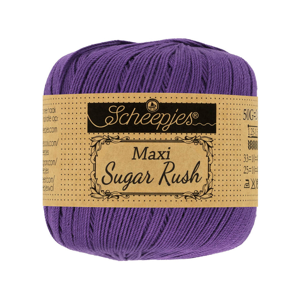 Scheepjes Maxi Sugar Rush 521 Deep Violet