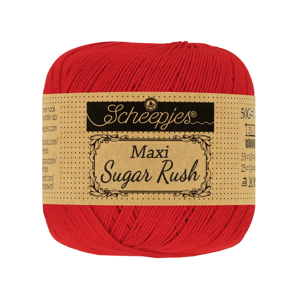 Scheepjes Maxi Sugar Rush 722 Red