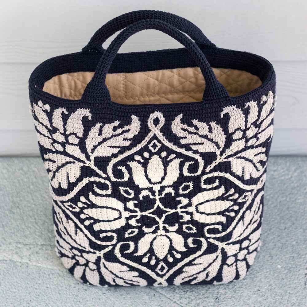 Petalique bag — gemaakt met Scheepjes Petalique MAL Tas Whirlette