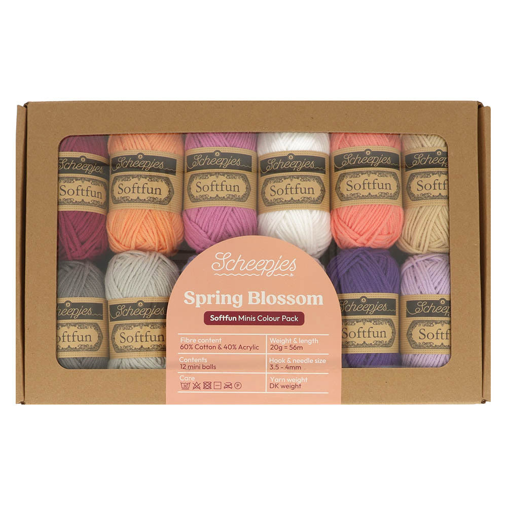 Scheepjes Softfun Colour Pack 12x20g Spring Blossom