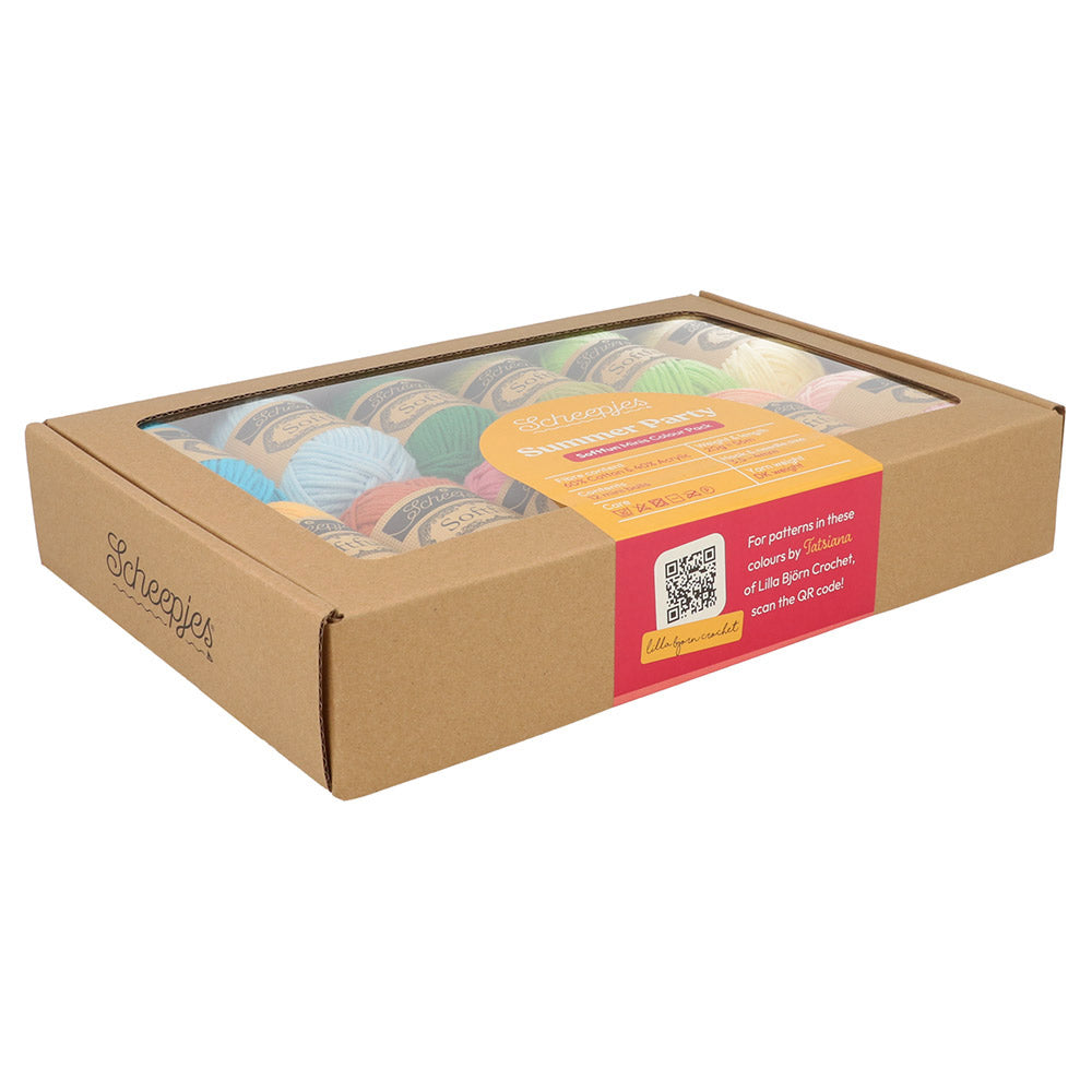 Scheepjes Softfun Colour Pack 12x20g Summer Party (3)