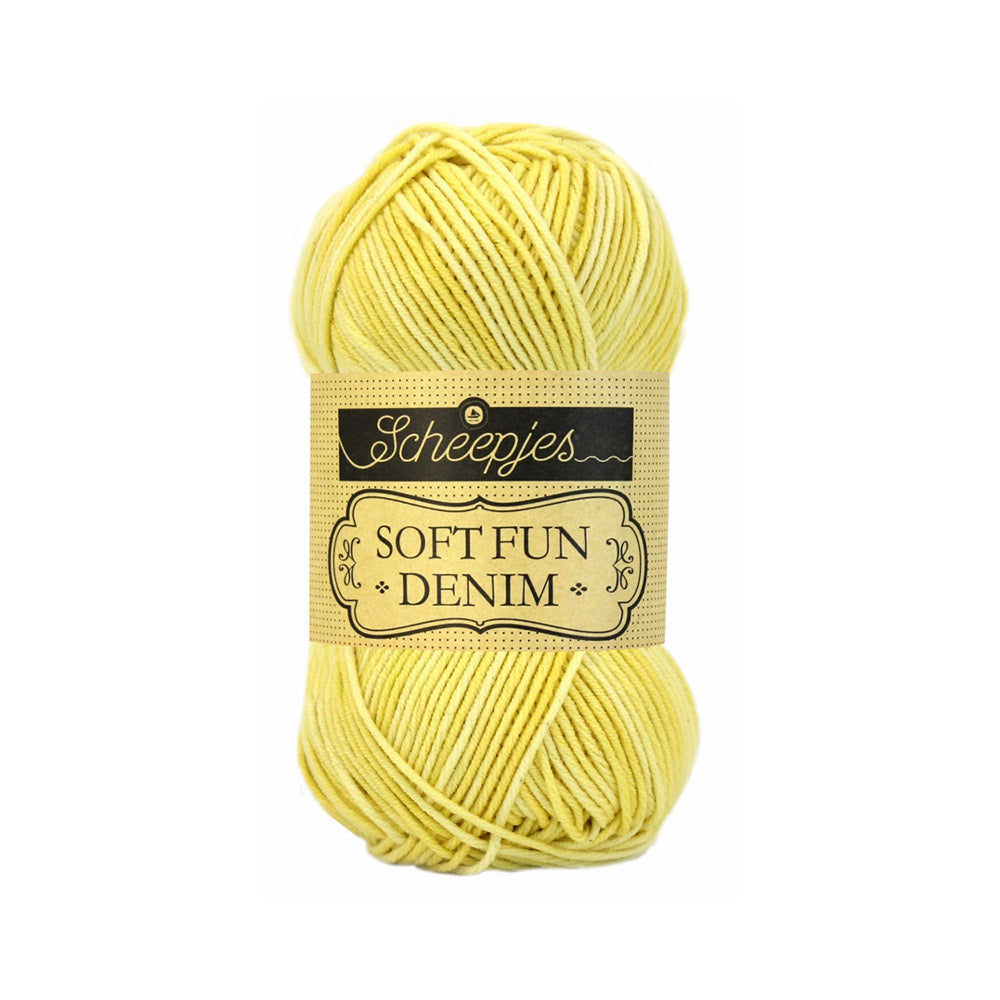 Scheepjes Softfun Denim 518 Geel