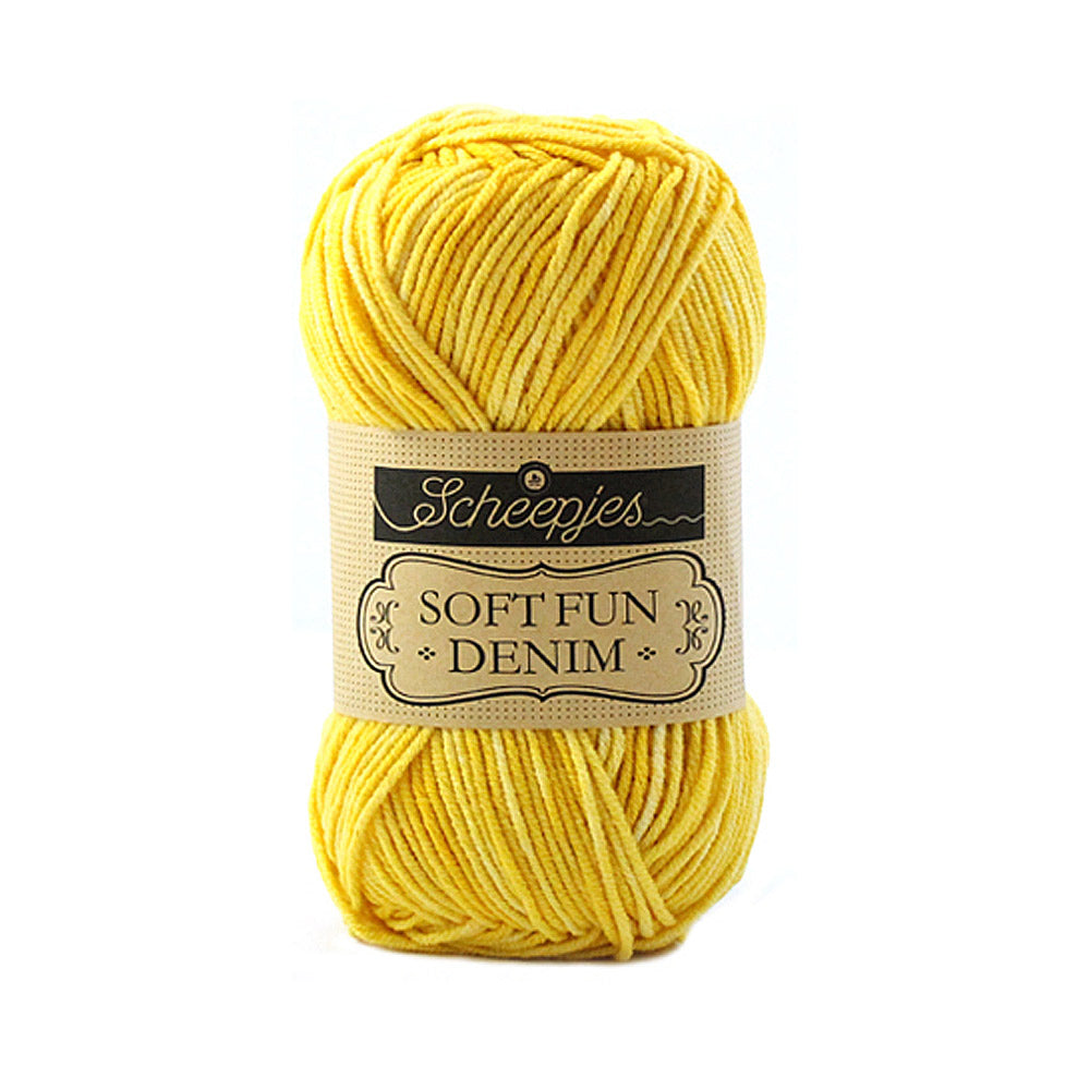 Scheepjes Softfun Denim 520 Geel