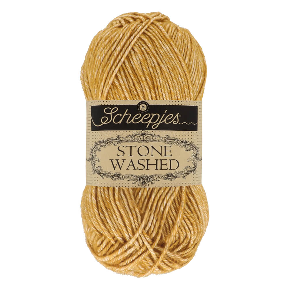 Scheepjes Stone Washed 809 Yellow Jasper