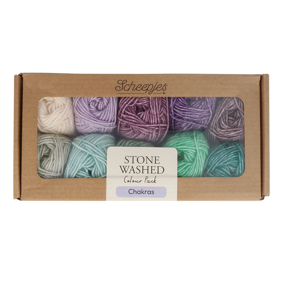 Scheepjes Stone Washed Colour Pack Chakras