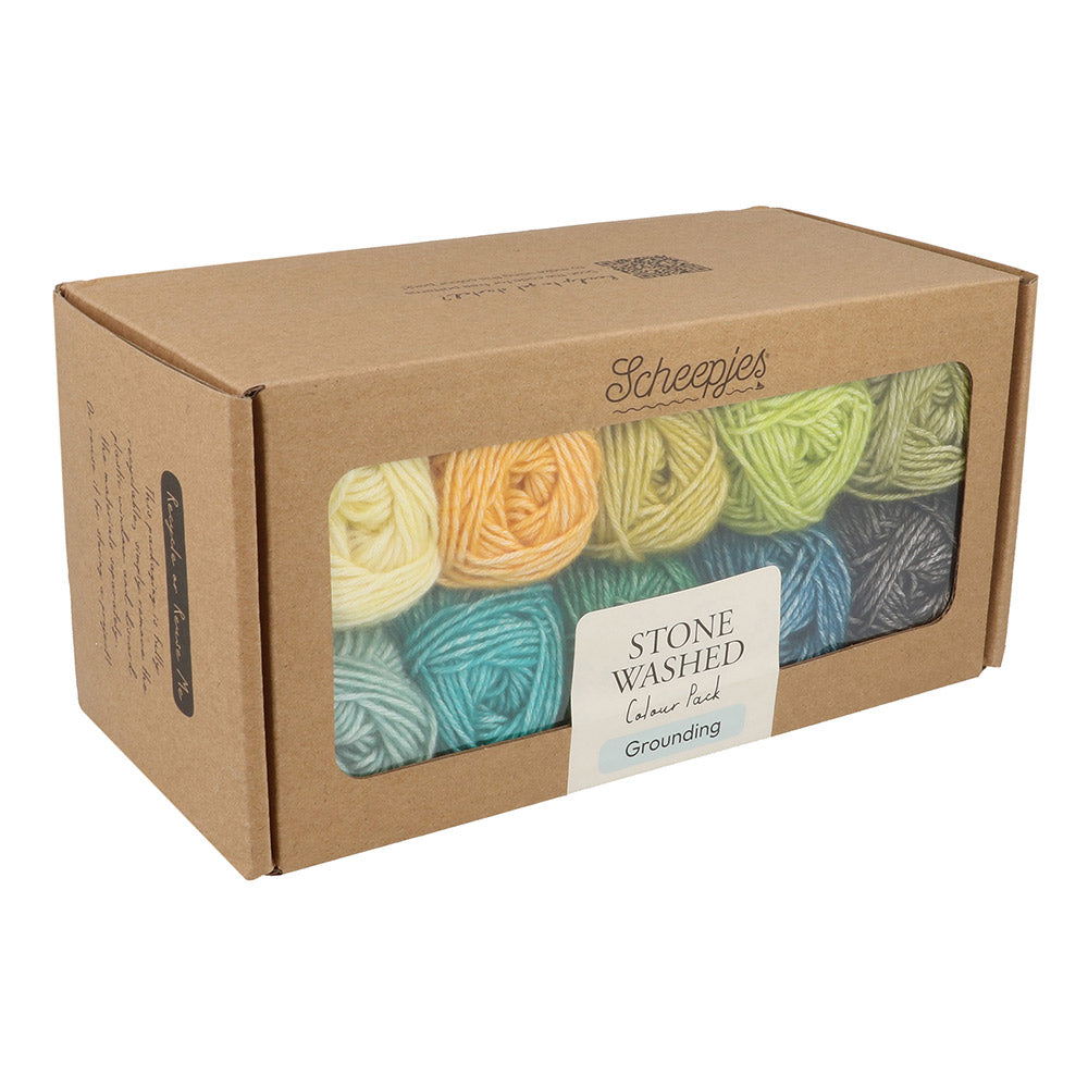 Groot — gemaakt met Scheepjes Stone Washed Colour Pack Grounding
