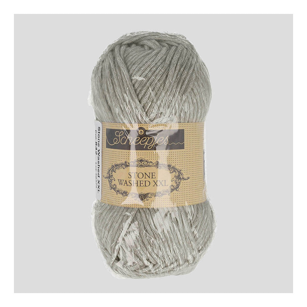 Scheepjes Stone Washed XXL 842 Smokey Quartz - Scheepjes Stone Washed XXL