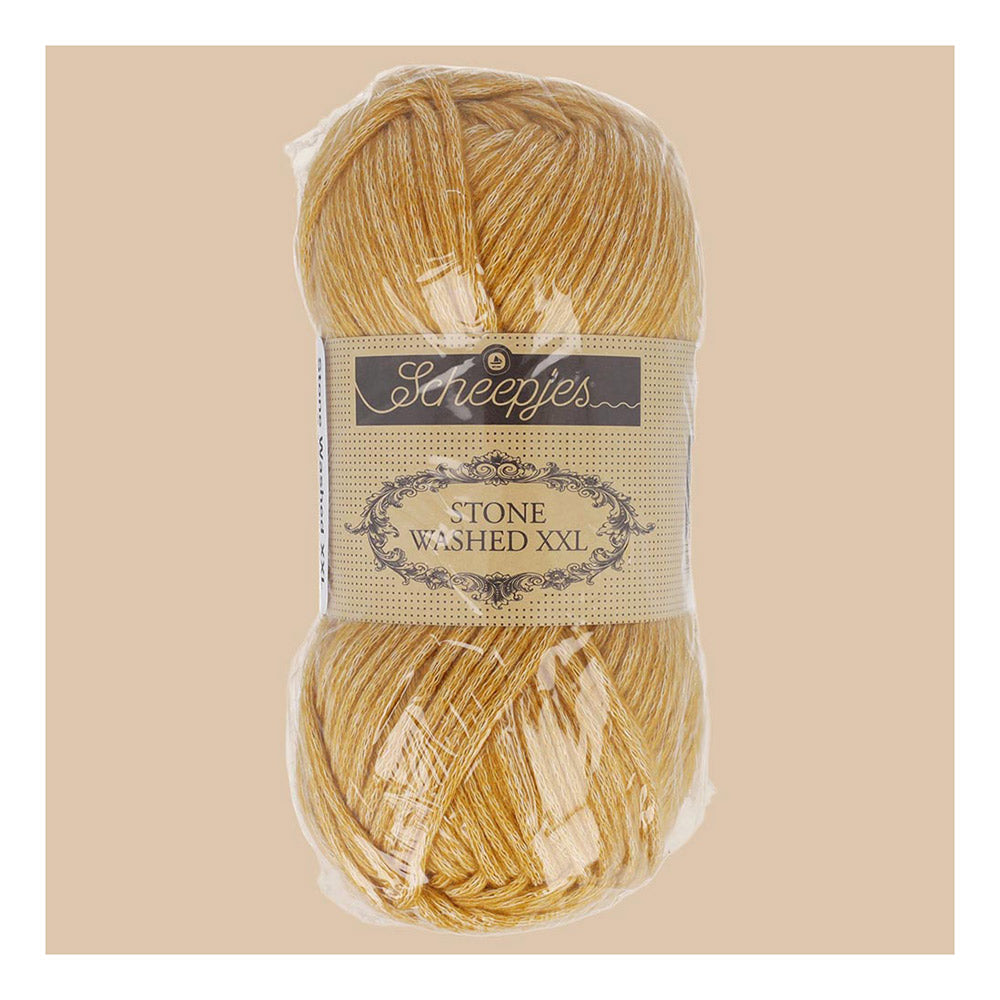Scheepjes Stone Washed XXL 849 Yellow Jasper - Scheepjes Stone Washed XXL