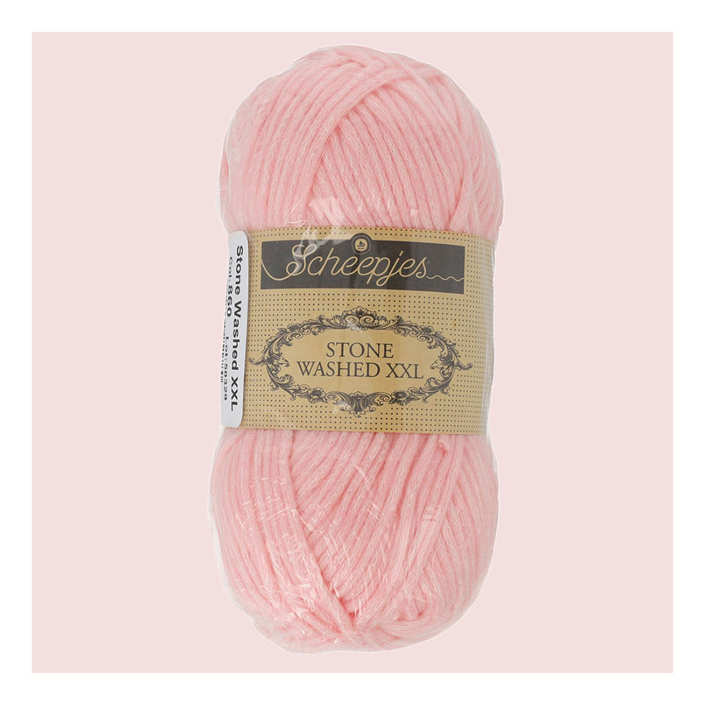 Scheepjes Stone Washed XXL 860 Rose Quartz - Scheepjes Stone Washed XXL