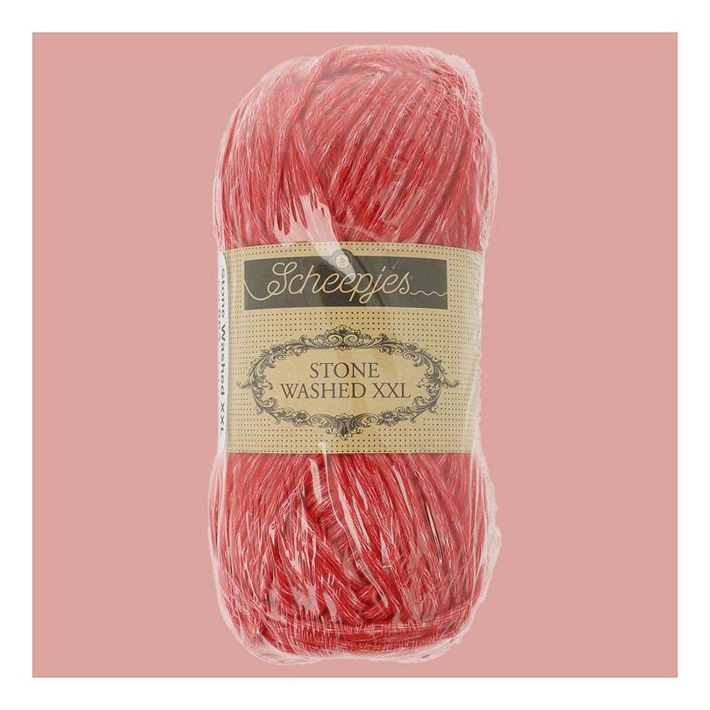 Scheepjes Stone Washed XXL 863 Carnelian - Scheepjes Stone Washed XXL