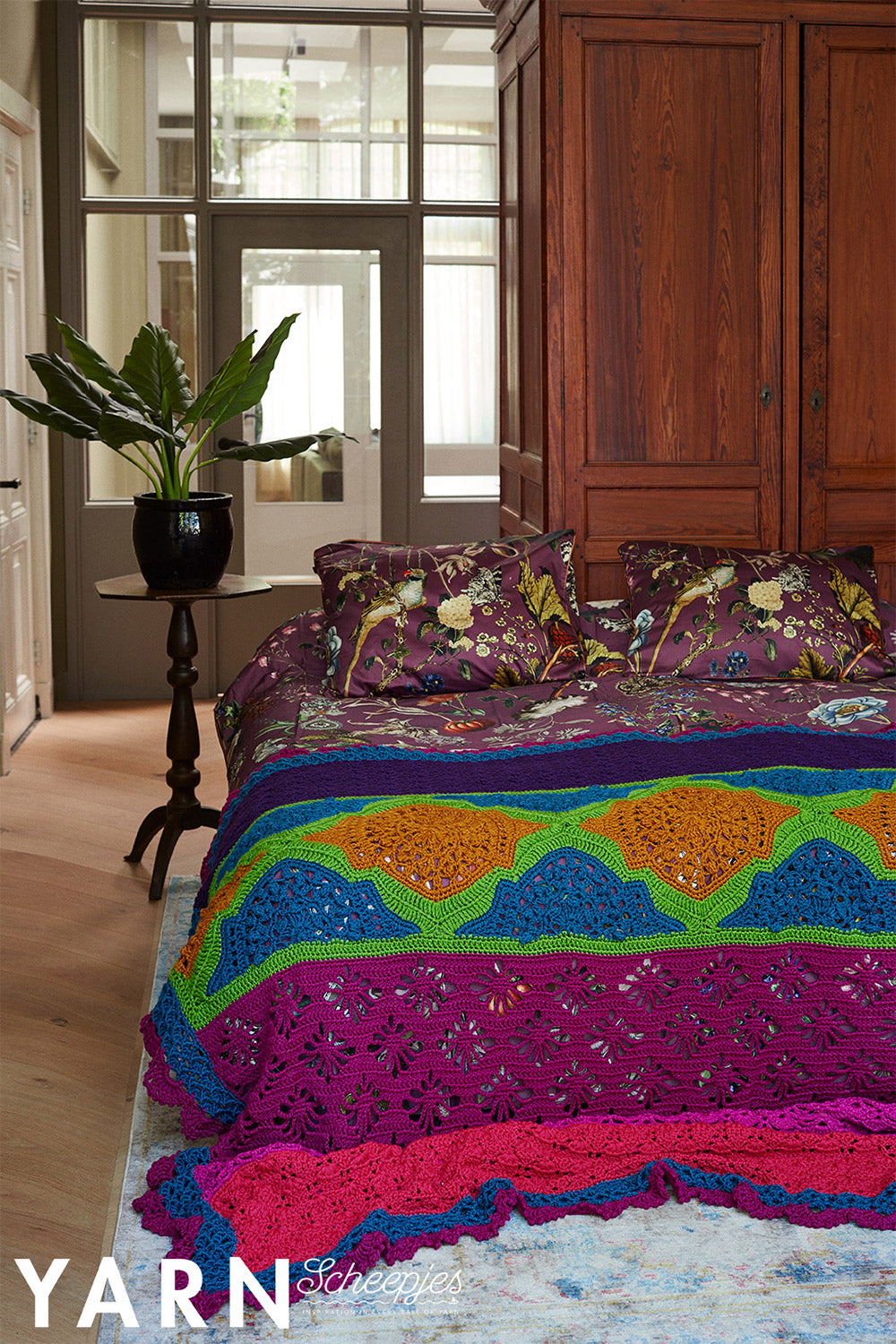 Scheepjes yarn bookazine romance morris blanket by rachele c — gemaakt met Scheepjes YARN Bookazine