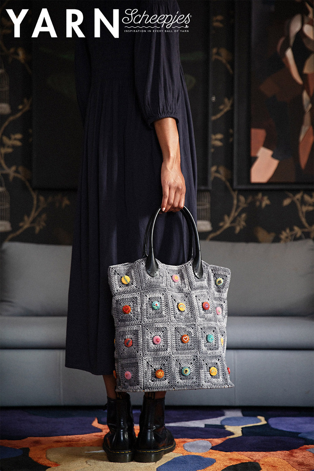 Scheepjes yarn bookazine romance caird bag by ingrid peters — gemaakt met Scheepjes YARN Bookazine