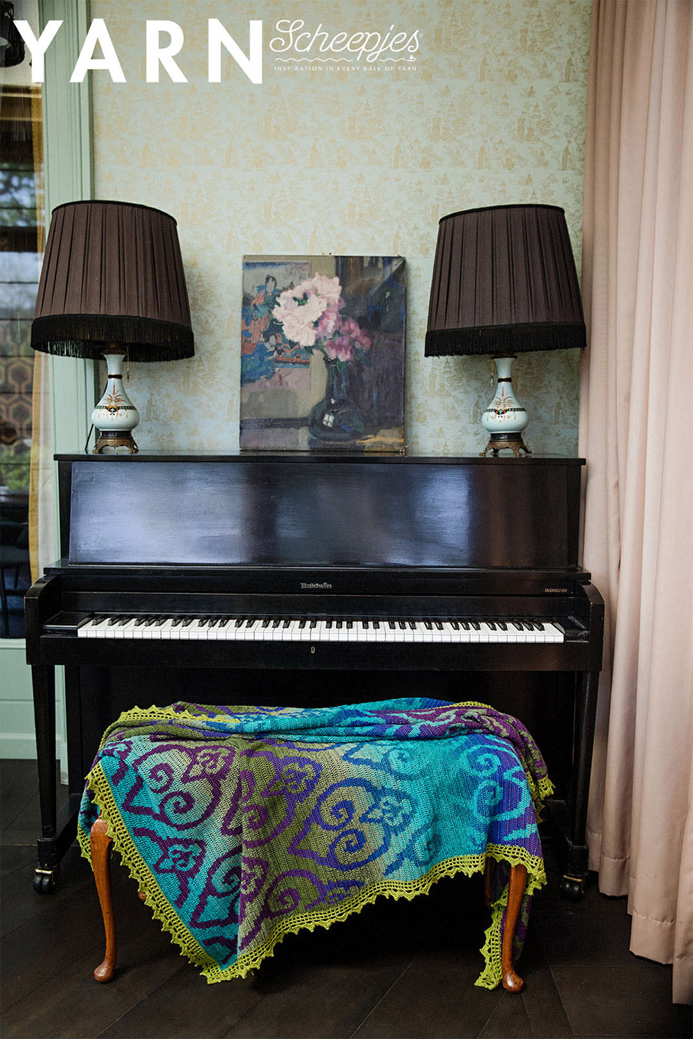 Scheepjes yarn bookazine romance beatrix blanket by jellina — gemaakt met Scheepjes YARN Bookazine