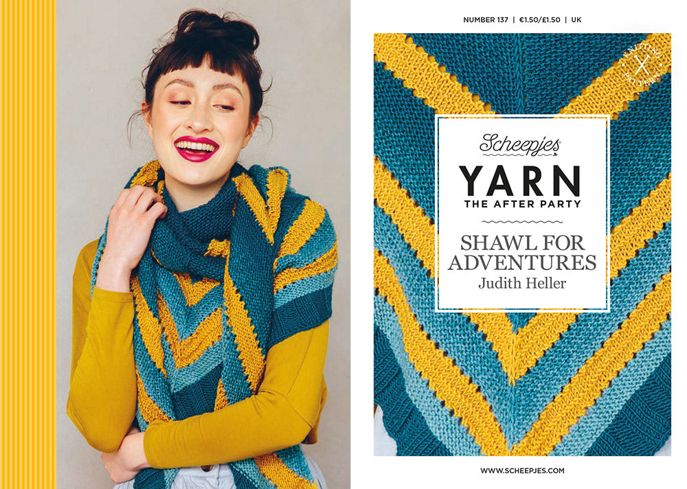 YARN The After Party nr.137 Shawl for Adventures UK
