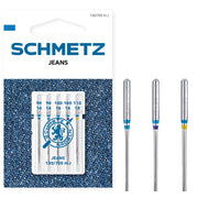 Schmetz Jeans Naalden Dikte 90 t/m 110 - 1 x 5 Naalden op kaart