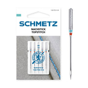 Schmetz Topstitch Naalden Dikte 80 - 1 x 5 Naalden op kaart