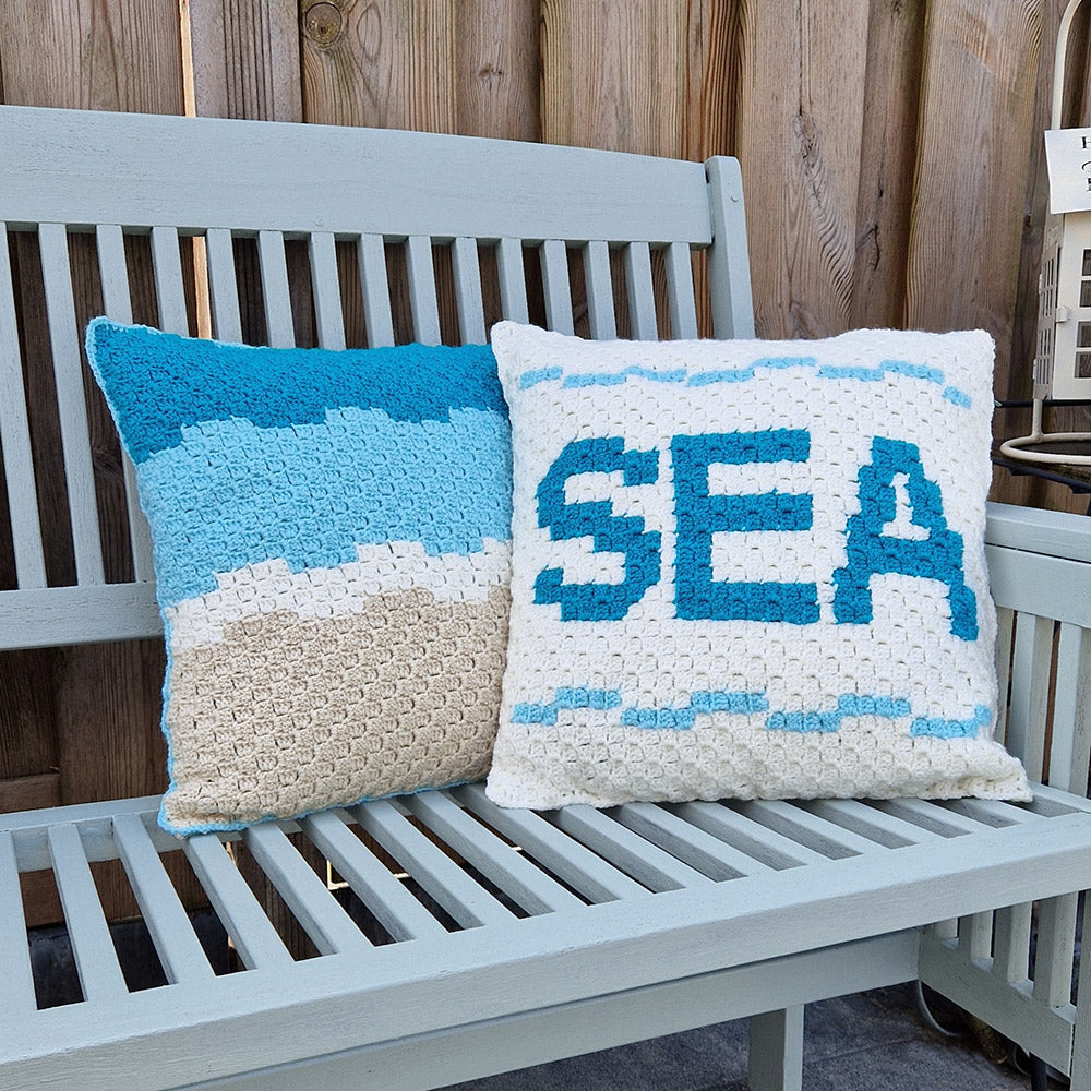 Sea & Beach kussen - CB's Creations Haakpakket