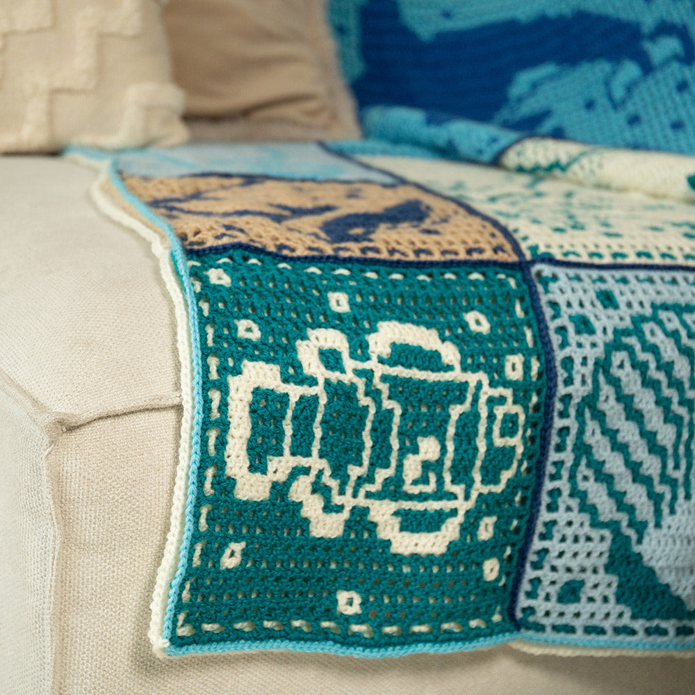 Zee — gemaakt met Seaworld- AdO Crochet -  Haakpakket - Inclusief Patroon Mozaïek (3)
